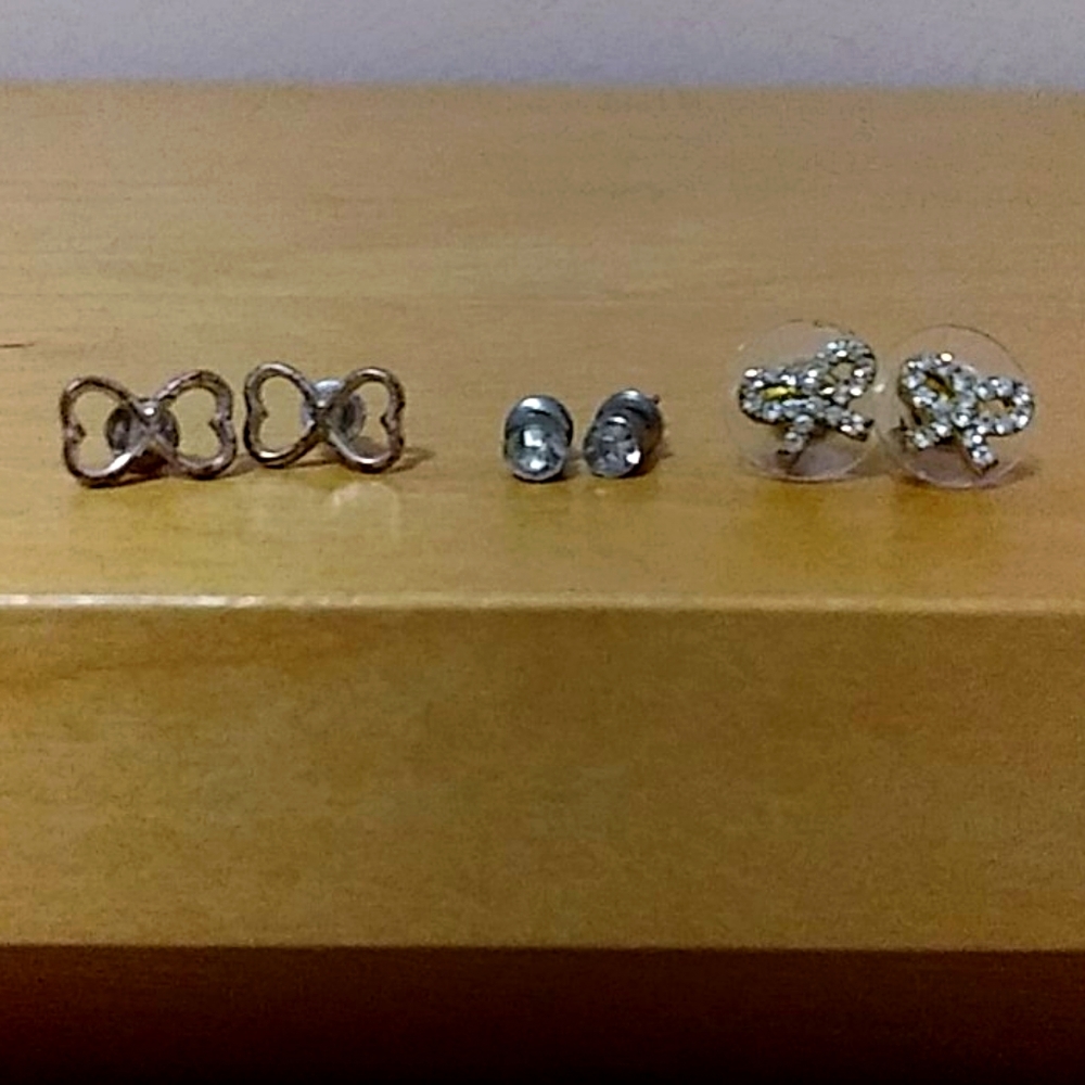 Set of 3 Kids Earrings